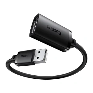Baseus 0.5Mr AirJoy Series USB2.0 Extension Cable – Cluster Black