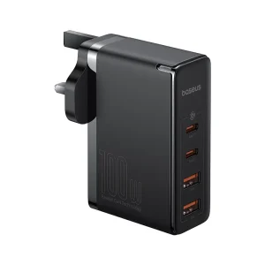Baseus GaN5 Pro 100W Fast Charger 2C+2U UK Pin – 1Y