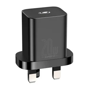 Baseus 20W Super Si Quick Charger 1C UK Black- 1Y