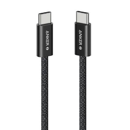 ANKER A8060H11  ZOLO USB C TO USB C 240W BRAIDED FAST CHARGING CABLE BLACK