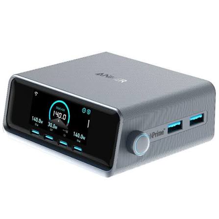 ANKER A2345241 PRIME 250W, 6 PORTS, GAN PRIME CHARGER SILVER